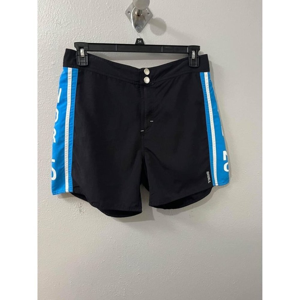 BRUGI swim shorts  black and blue size large sailing world